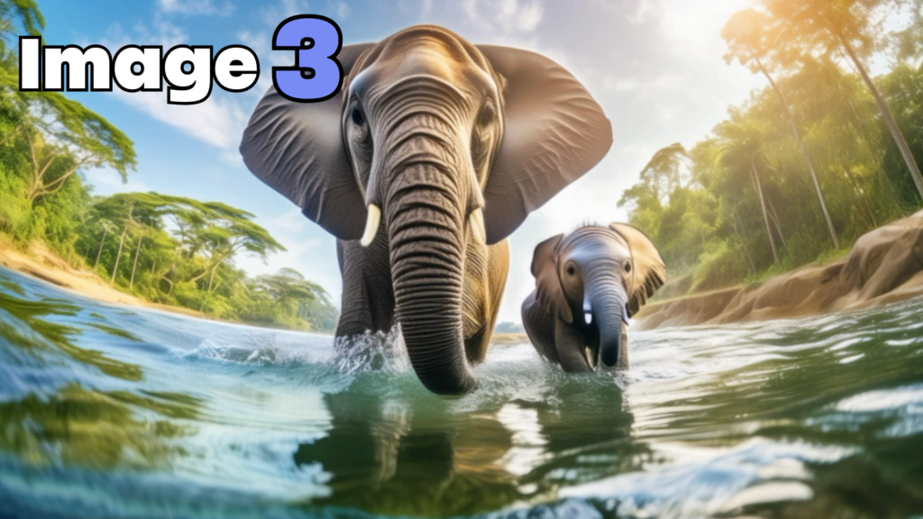 Firefly事例1: 事例2: 水遊びをするアフリカ象の親子-7