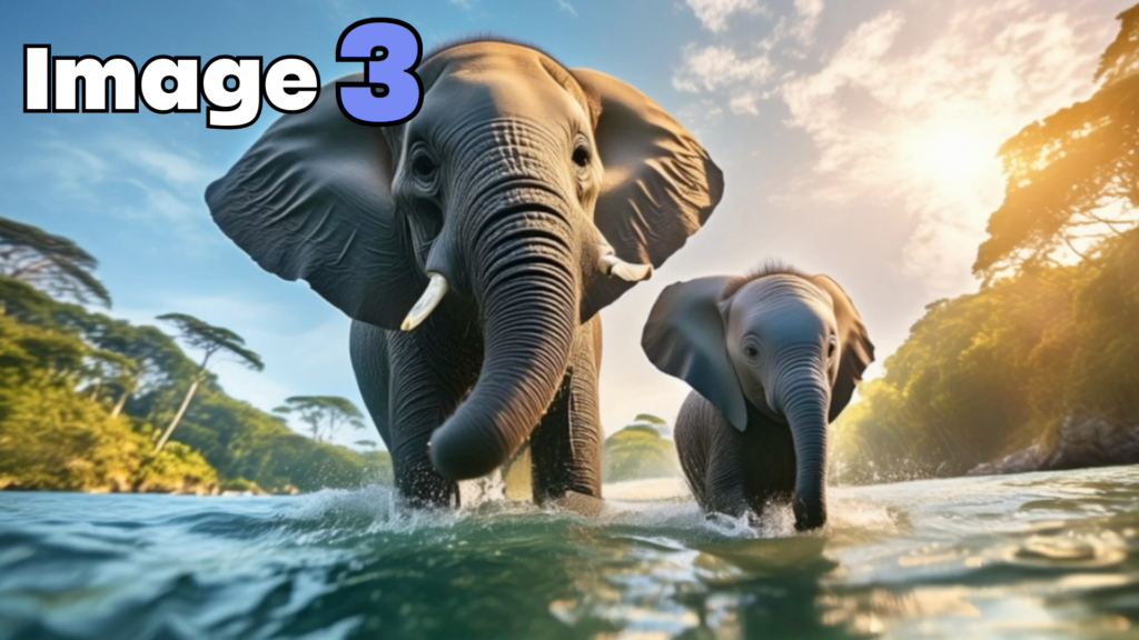 Firefly事例1: 事例2: 水遊びをするアフリカ象の親子-8